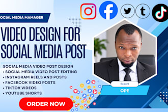 social media video post design social media video post editing social media post