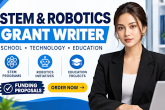 write stem robotics and technology grant proposals for schools