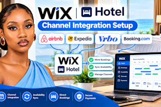 do wix hotel airbnb, expedia, vrbo and booking com channel integration setup