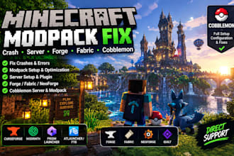 create fix minecraft modpack crashes, server plugin, forge fabric mod, cobblemon