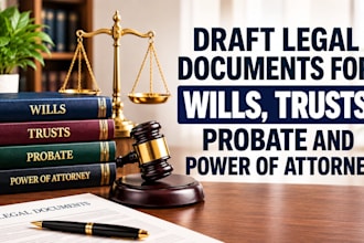 draft a professional will living will and estate planning documents