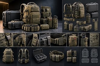 design military accessories, tactical gear, outdoor gear, 3d equipment carrier