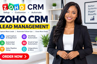 fix your zoho CRM leads capture, assignment, followup and sales pipeline