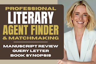 find active literary agents and prepare submission documents for your book