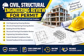 civil, structural engineering review for permit in new york