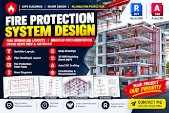 design fire protection sprinkler system with revit mep and autocad