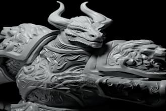 do custom dnd miniature stl ready for 3d printing