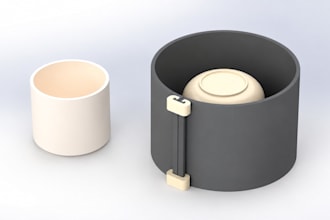 design 3d printable slip casting mold for ceramic pottery with stl file