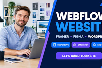 design webflow website development, figma to wordpress, framer webflow developer