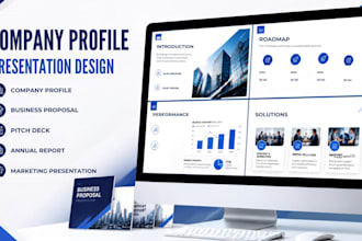 design company powerpoint, business brand presentation, rush ppt, annual report