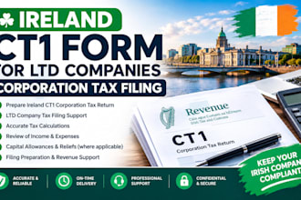 prepare ireland ct1 form for ltd companies corporation tax filing