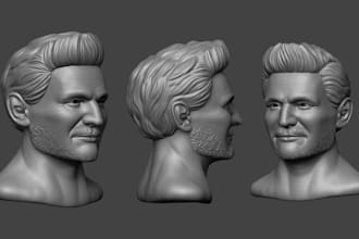 convert 2d to 3d head model 2d to 3d character model picture to 3d model