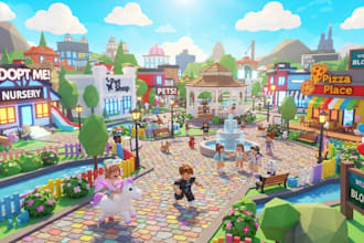 design a custom roblox map, game environment and 3d world, map animation