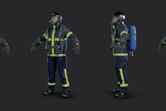 create game ready 3d characters and creatures