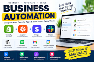 integrate slack mailchimp pandadoc gmail calendar zapier shopify stripe