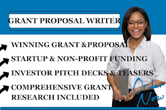 do grant proposal writing write grant proposal grant writer pitch deck