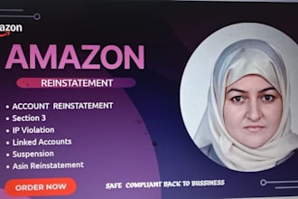 write a professional amazon poa appeal letter for reinstatement