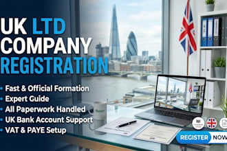 register a UK ltd company with companies house