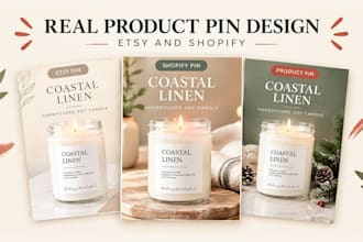 do pinterest pin design for etsy, shopify and ecommerce brands