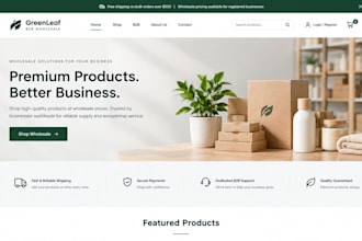 build a shopify b2b wholesale store with wholesale pricing