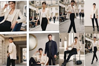 create a realistic ai fashion model, avatar and virtual influencer