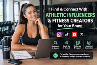 recruit athletic influencers fitness creators for your brand