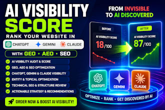 boost ai visibility with ai SEO GEO aeo to rank on chatgpt gemini and claude