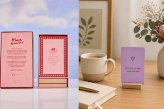custom christian affirmation cards motivational cards deck game cards box mockup