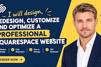 design redesign customize and optimize a professional squarespace website