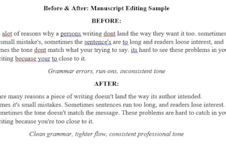 proofread and polish your business, website, or creative writing