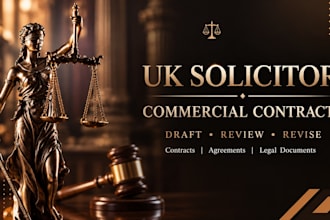 draft consultancy agreements commercial contracts as a UK solicitor