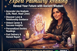 do expert palm reading and in depth personality analysis