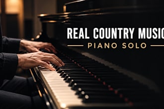 record professional country piano and keyboard tracks for your song