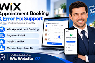 wix appointment booking, payment failed, plugin conflict, member login error fix
