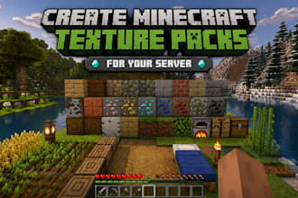 create realistic or stylized minecraft texture packs for your server