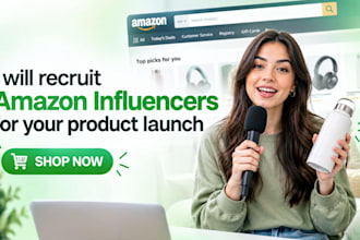 recruit amazon influencers for your product launch
