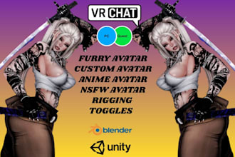 do vrc avatar, furry avatar, 3d model, fursona, VR character, nsfw