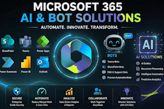develop microsoft power apps, automate, pages, power bi, dataverse, sharepoint