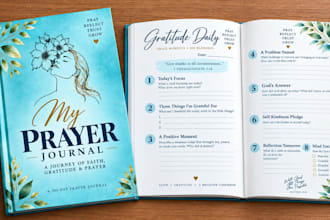 do journal design, prayer journal, kdp journal, canva journal, digital journal
