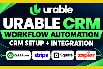 setup urable CRM workflow automation CRM integration and CRM setup