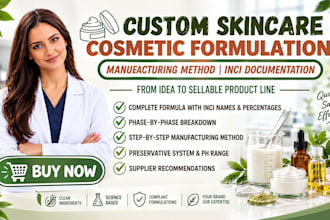 cosmetic formulator for custom skincare formulas with inci cosmetic chemist