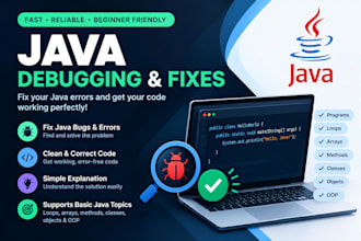 write debug and explain simple java programs