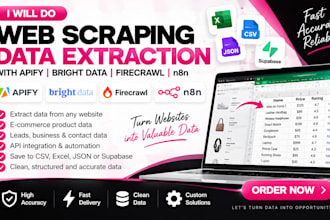 do web scraping data extraction with apify zenrow bright data firecrawl and n8n