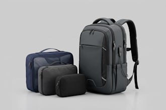 design smart ergonomic bags, backpacks and travel pouches with cad