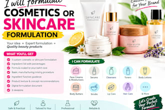 create custom cosmetic formulation for your beauty brand