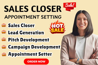 sales representative sales closer salesperson appointment setter b2b sales