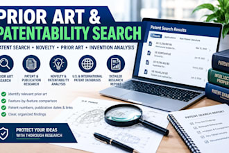 conduct a deep prior art and utility patentability search for your invention