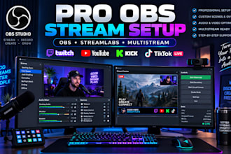 setup streamlabs and obs for streaming and recording