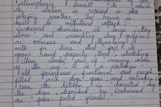write letters, notes, essays etc