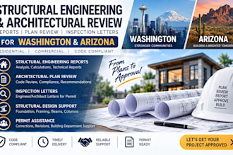 structural engineering report architect review inspection letter washington az